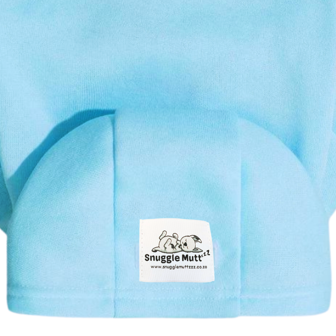 Blue Snuggle Muttzzz Warm Dog Jersey with Hoodie