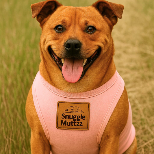 Pink Snuggle Muttzzz Sleeveless Dog Jersey