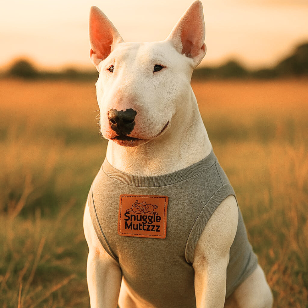 Grey Snuggle Muttzzz Sleeveless Dog Jersey