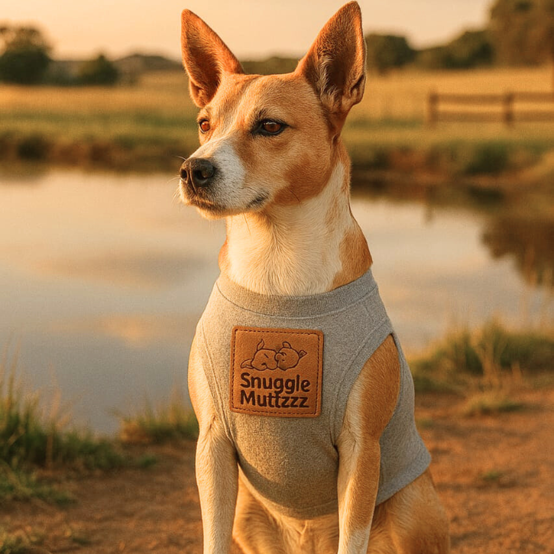 Grey Snuggle Muttzzz Sleeveless Dog Jersey