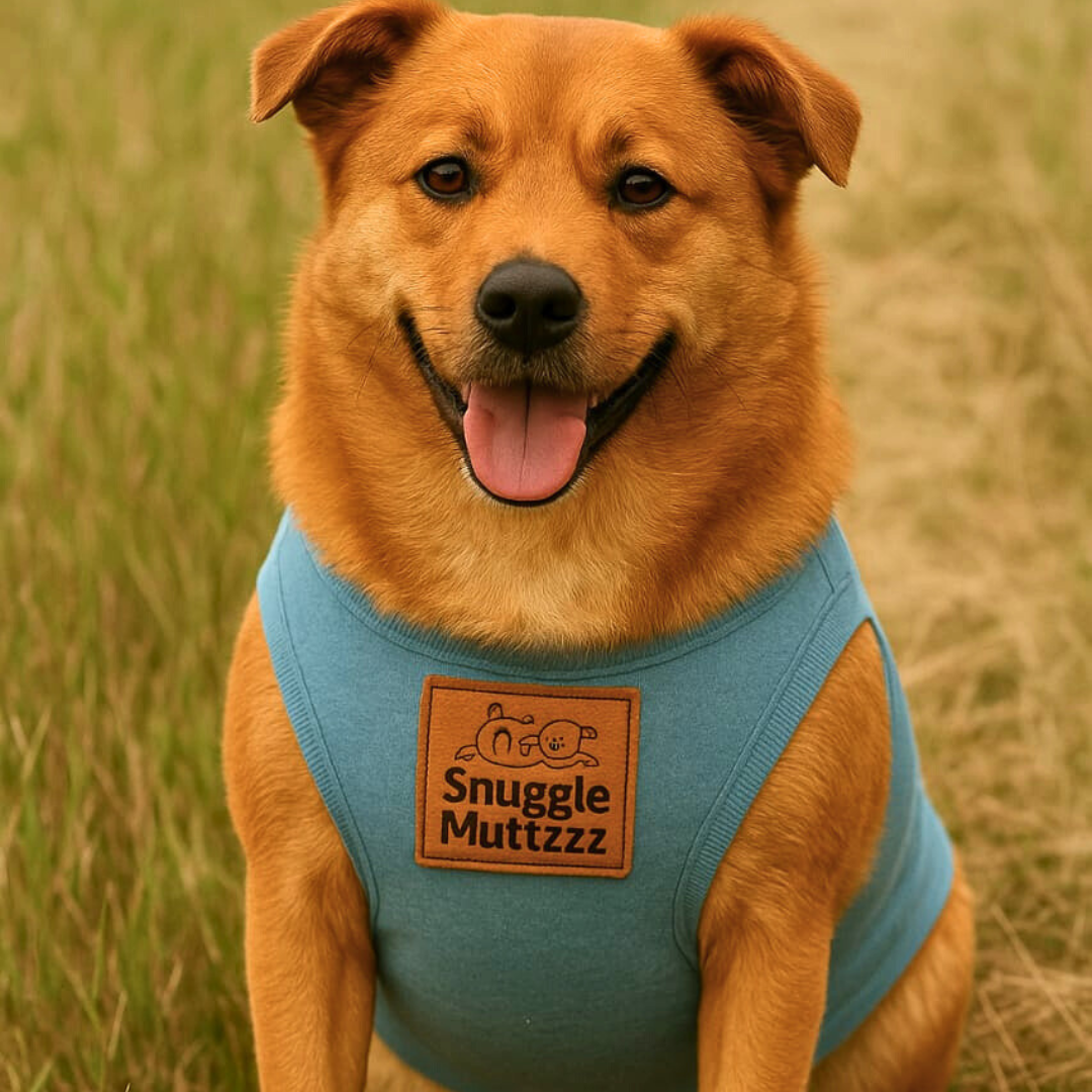 Blue Snuggle Muttzzz Sleeveless Dog Jersey