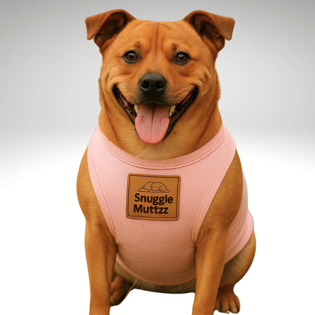 Pink Snuggle Muttzzz Sleeveless Dog Jersey